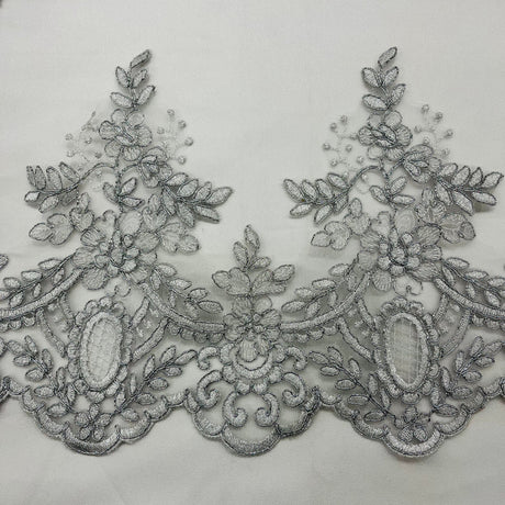 Embroidered Corded Lace Trimming