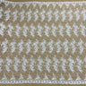 1 Yard Corded Bridal Lace Fabric Embroidered 100 Percent Polyester Net Mesh 54 inch Width