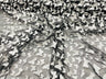 3D Butterfly Metallic Design Polyester Fabric - Metallic Butterfly Embroidery, Mesh Lace, 58" Width (1 Yard)