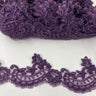 Corded Lace Trim Embroidered Net Mesh