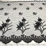 Beaded 3D Floral Lace Mesh
