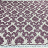 Beaded Lace Fabric on Polyester Net Mesh 56"