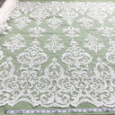 Embroidered Corded Bridal Lace Gold