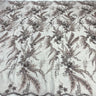 3D Floral Lace Fabric Beaded Rhinestone Embroidered