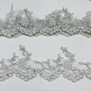 Beaded Corded Lace Trim 3.25"