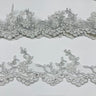 Beaded Corded Lace Trim 3.25"