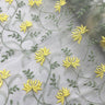 Embroidered Lace Fabric 100% Polyester Net Mesh 54"