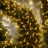 USB LED Curtain String Lights 8 Modes Christmas Window Decor