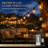 25 LED String Lights Warm White USB Christmas Decor