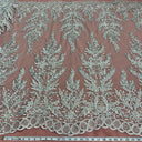 Beaded Corded Embroidered Bridal Lace