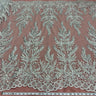 Beaded Corded Embroidered Bridal Lace