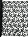 Estrella Corded Flowers Embroider With Sequins Mesh Lace Fabric - Floral Embroidered, Double Scallop, 50-54" Width, 36" Length (1 Yard)