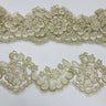 Corded Lace Trimming Embroidered Mesh