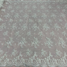 Beaded Corded Floral Lace Fabric 52" Scalloped Edges