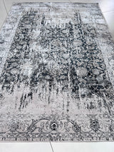 Color-Shifting Foldable Flat Weave Area Rug - 60% Polypropylene 40% Polyester Fabric - Shifting Hues, KV68, 7'9" X 10'2" (1 Rug)