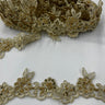 Beaded Corded Lace Trimming