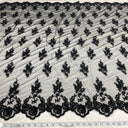 Beaded Corded Lace Fabric 53" Wide