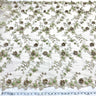 Beaded 3D Floral Lace Fabric