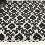 Beaded Embroidered Lace Mesh