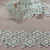 Beaded Corded Lace Trim