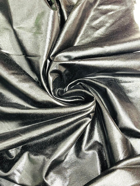 Metallic Foil Lame Spandex Fabric - Metallic Finish, 54" Width (1 Yard)