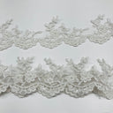 Beaded Corded Lace Trim
