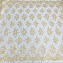 Polyester Corded Bridal Lace Fabric 54" Wide