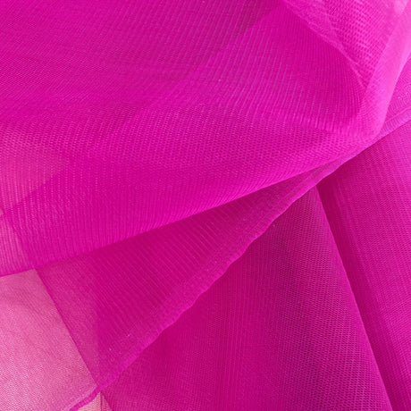 1 Yard 2 Way Stretch Nylon Net Mesh Fabric | 60" Width | Lightweight Sheer Mesh for Gowns, Dancewear & Costumes