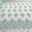 Beaded Corded Bridal Lace Sage