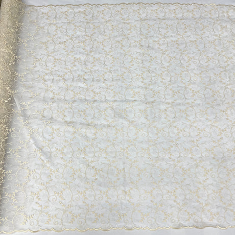 Embroidered Lace Mesh Floral