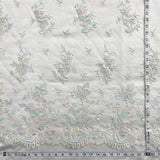 Bridal Lace Fabric Corded Embroidered 54" Wide