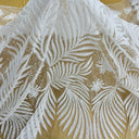 Beaded Corded Bridal Lace Mesh