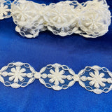 Beaded Corded Lace Trim
