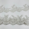 Beaded Corded Lace Trimming 3.25"