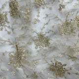 Corded Bridal Lace Fabric 100% Polyester Net Mesh 52"