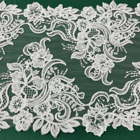 Corded Lace Trimming 15" Wide