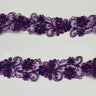 Beaded Corded Lace Trim on Polyester Organza