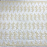 1 Yard Corded Bridal Lace Fabric Embroidered 100 Percent Polyester Net Mesh 54 inch Width