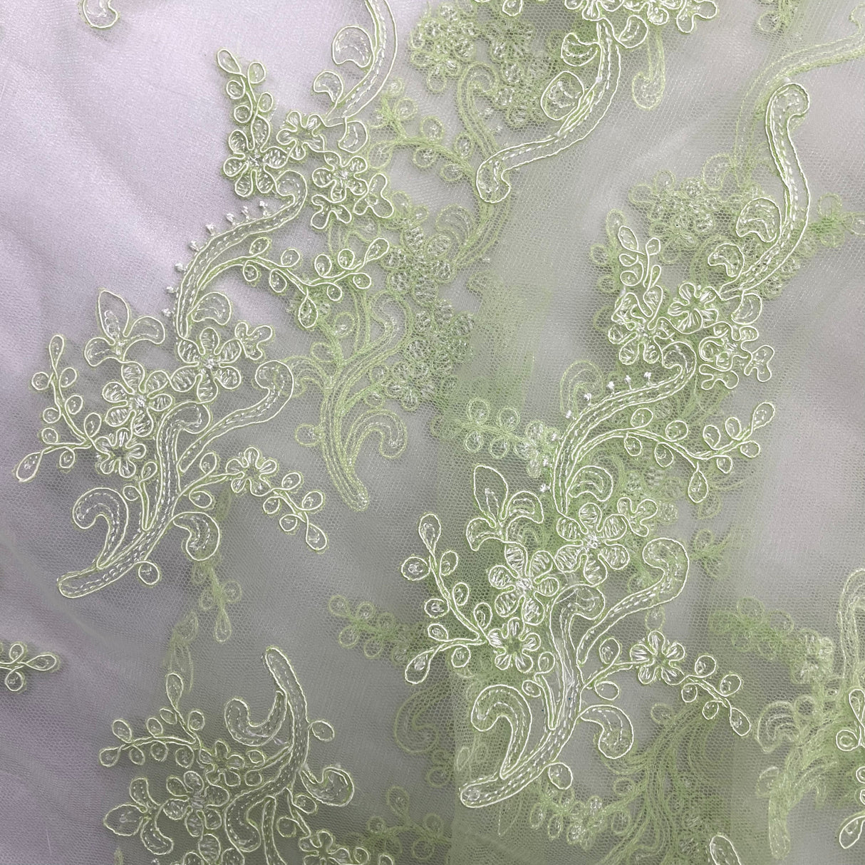Corded Bridal Lace Fabric 54" Wide