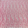 GD-132 Beaded Lace Fabric - Pink, Lt. Blue, 50" Width (1 Yard)