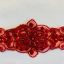 Beaded Corded Lace Trim