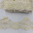 Embroidered Corded Lace Trim