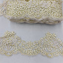 Embroidered Corded Lace Trim