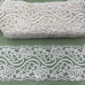 Corded Embroidered Lace Trim 4" Double-Sided