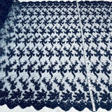 Beaded Corded Lace Mesh
