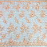 Beaded 3D Floral Lace Fabric - Embroidered On 100% Polyester Net Mesh, 52" Width, Multi Color (1 Yard)