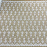 1 Yard Corded Bridal Lace Fabric Embroidered 100 Percent Polyester Net Mesh 54 inch Width
