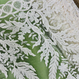 Beaded Corded Embroidered Lace Fabric 51" Wide