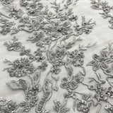 Beaded Embroidered Lace Mesh