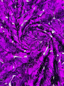 3D Roses On A Mesh Fabric - 54" Width, Color Options (1 Yard)